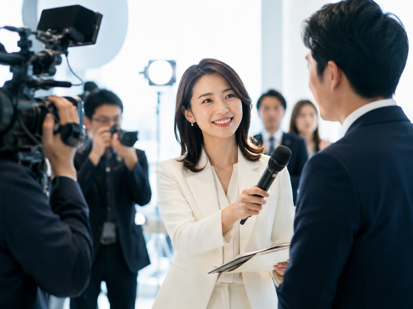 企業への取材を通じて強みや経験を発掘するHELMIO